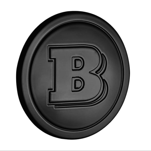 Coprimozzo Brabus nero smart 453 accessori originali smart | A45340007009696-B