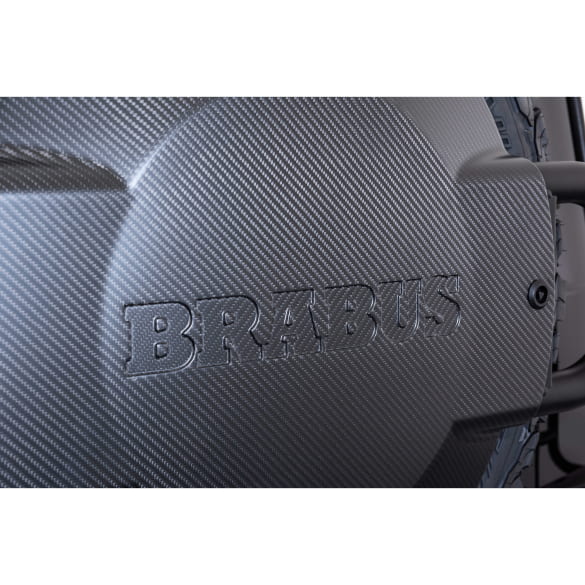 BRABUS draaibare reservewieldrager carbon glanzend G-Klasse  | 464-841-10