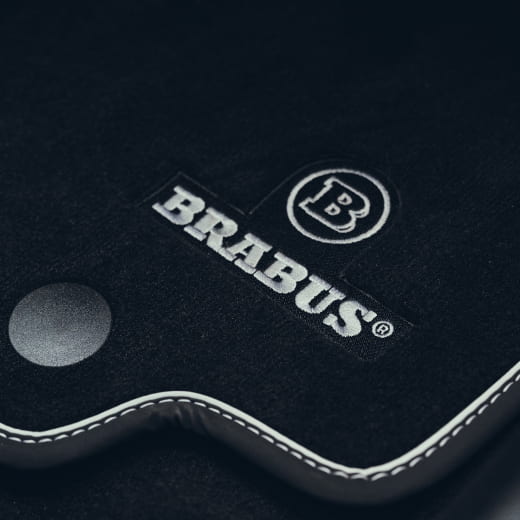 BRABUS floor mats velour mats black 4-piece set E-Class Estate | 214-871-00N-B