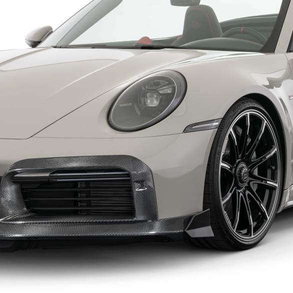 BRABUS front spoiler Porsche 911 Turbo S carbon shiny | 902-200-00