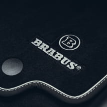 BRABUS Fußmatten Veloursmatten schwarz 4-teiliger Satz | 214-871-00N-B
