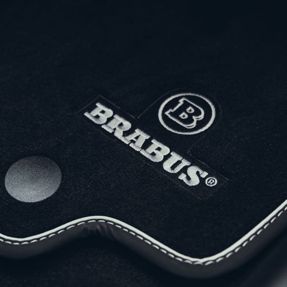 BRABUS Fußmatten Veloursmatten schwarz 4-teiliger Satz E-Klasse T-Modell S214 Original BRABUS