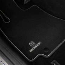 BRABUS Fußmatten Veloursmatten schwarz 4-teiliger Satz | 214-871-00N-B