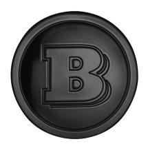 Brabus hub caps black smart 453 original smart accessories | A45340007009696-B