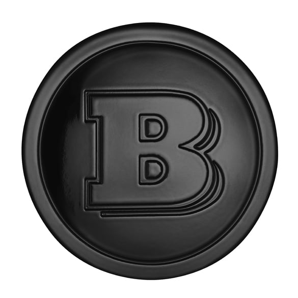 Brabus hub caps black smart 453 original smart accessories | A45340007009696-B