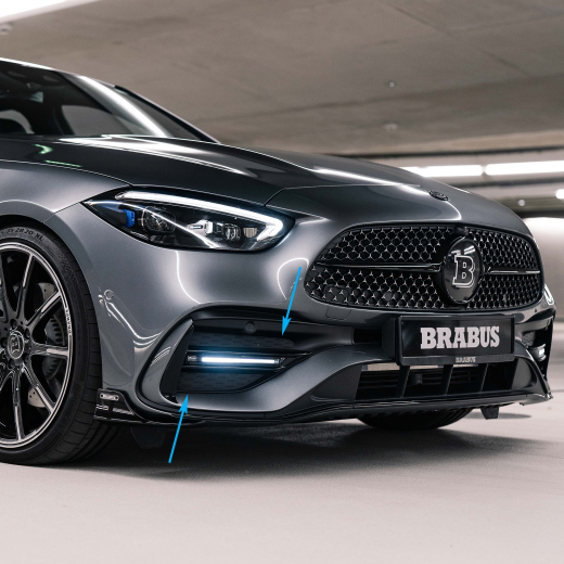 Inserciones frontales BRABUS con luz de acceso LED Clase C Berlina W206 | 206-240-00