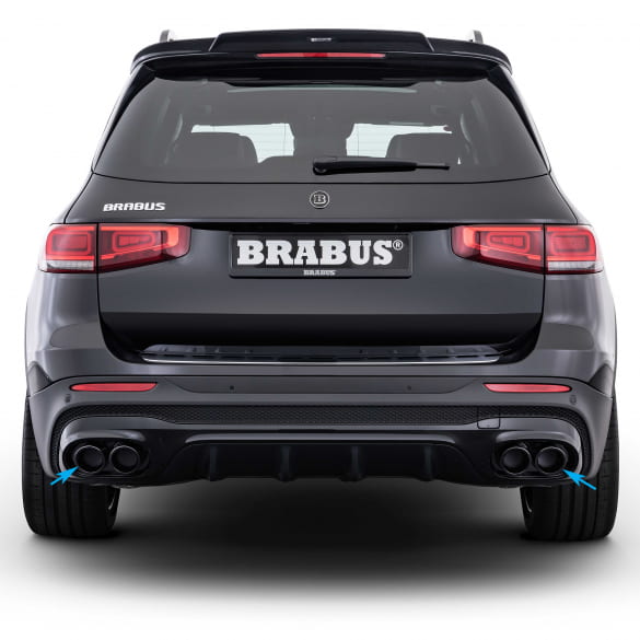 BRABUS inzetstuk uitlaat sierstukken Mercedes-Benz GLB X247 | X247-425-00