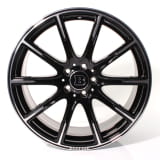 Jeu de jantes BRABUS Monoblock Z design à 10 branches 8.0J x 19H2 ET 48 Smart #1