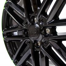 Brabus naafdoppen zwart smart 453 origineel smart-accessoi­~ | A45340007009696-B