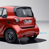 Grembialina posteriore BRABUS senza PDC smart fortwo 453