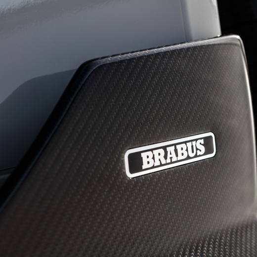 BRABUS side skirts opzetstuk Porsche 911 Turbo S Carbon mat | 902-300-10