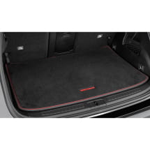 BRABUS Smart #1 kofferbakmat velours zwart rood | HX-872-00N