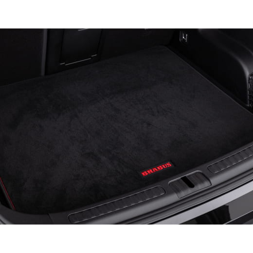 BRABUS Smart #3 tappetino baule in velluto nero rosso | HC-872-00N