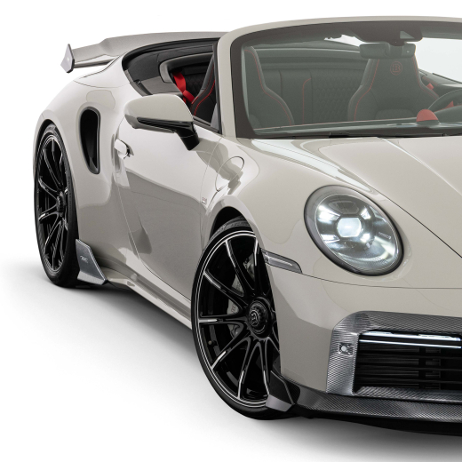 Applicazione minigonne laterali BRABUS Porsche 911 Turbo S carbonio lucido | 902-300-00