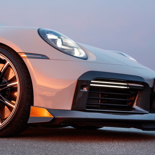 Spoiler avant BRABUS Porsche 911 Turbo S carbone brillant | 902-200-00
