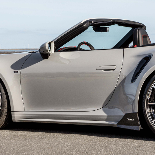 BRABUS recambio taloneras Porsche 911 Turbo S carbono mate | 902-300-10