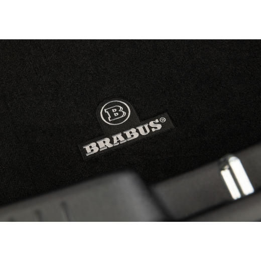 Tapis de coffre en velours BRABUS noir SL R232 | 232-872-00N