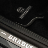 Tapis BRABUS en velours noir 4 pièces Classe C T-Modèle S206