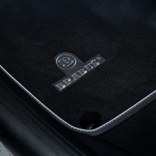 Tappetini BRABUS in velluto GLC X254 SUV neri 4 pezzi | 254-871-00N-X254