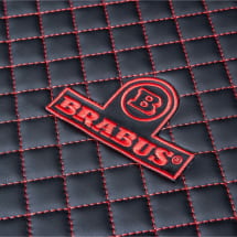 BRABUS trunk mat real leather black red G-Wagon W463A Genuine | 464-872-00-EL-SR