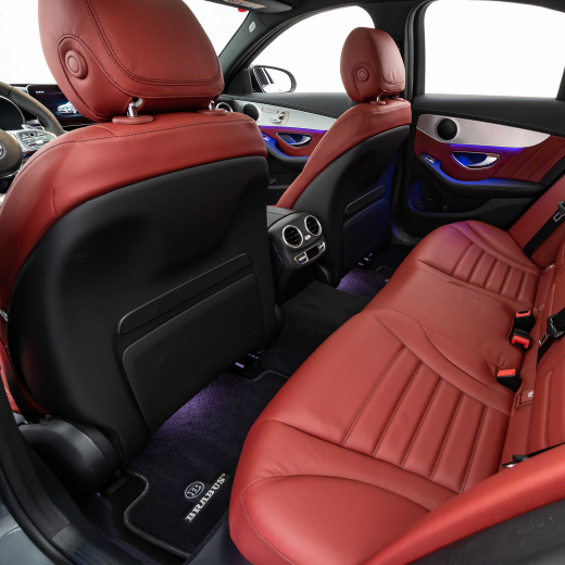 BRABUS velours automatten zwart 4-delig | 205-871-00N-S206