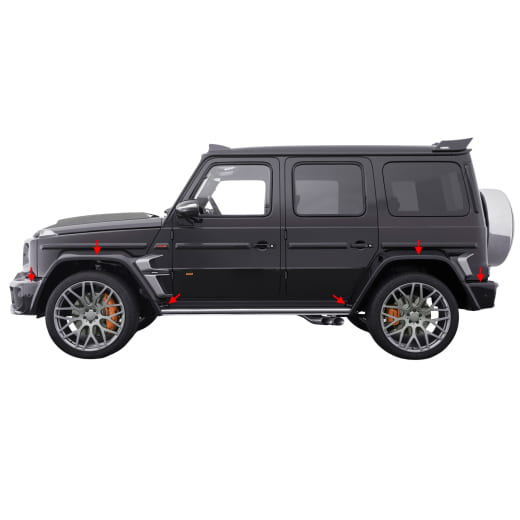 Kit BRABUS Widestar G-Klasse W463A Mercedes-Benz | 464-234-00-B