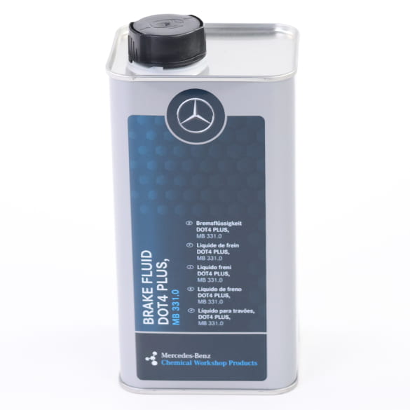 Brake fluid 1 litre DOT4 Plus MB 331.0 Genuine Mercedes-Benz