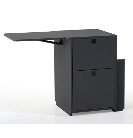 Modulo sanitario mobile: Brummi SANI tower Actros L Midnight antracite | Brummi-SANI-tower-Midnight
