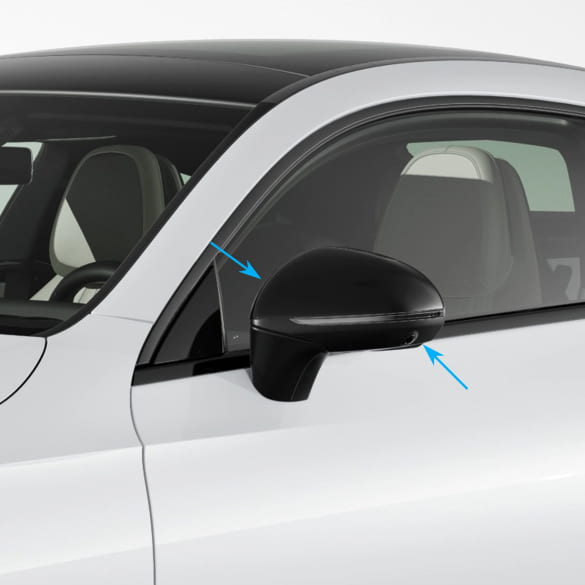 Buitenspiegelhuis spiegelkappen zwart CLE C236 A236 Origineel Mercedes-Benz