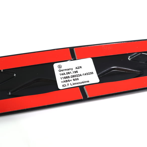 Bumper protection VW ID.7 Sedan black Genuine Volkswagen | 14A061195