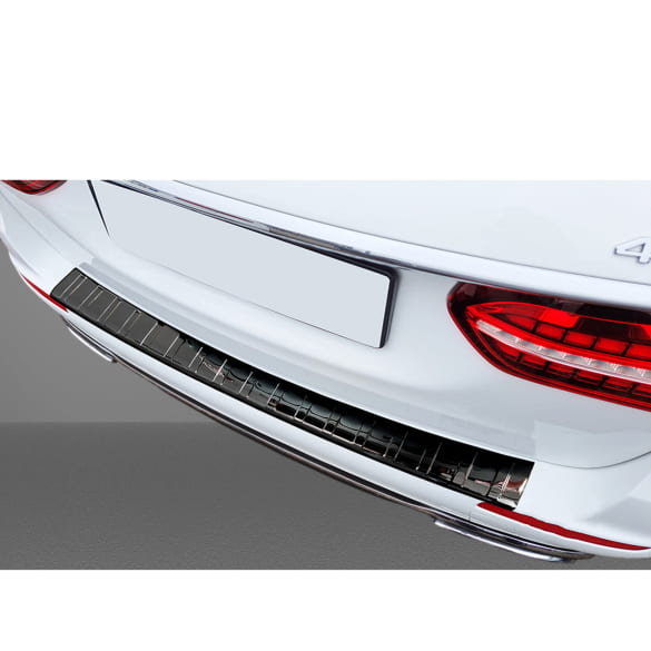 Bumper protection stainless steel black Mercedes E-Class S213 WEYER | WY55033