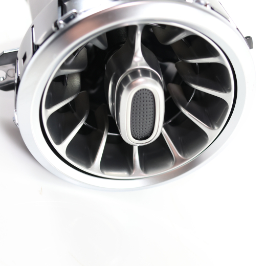 Buses de ventilation aspect turbine argent Classe A Original Mercedes-Benz | Turbinenoptik-Luftduesen-silber-schwarz-177