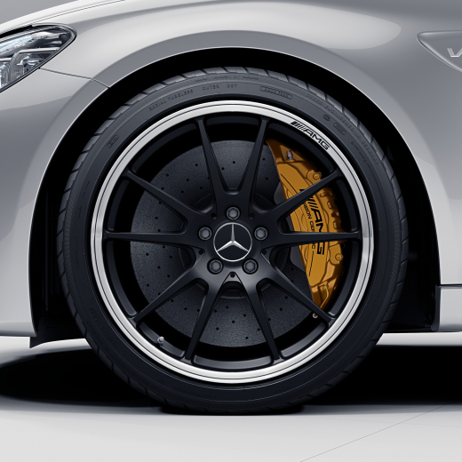 C 63 AMG 19 & 20 inch gesmede velgen C-Klasse 205 zwart mat  | A2054017400/7500-7X71