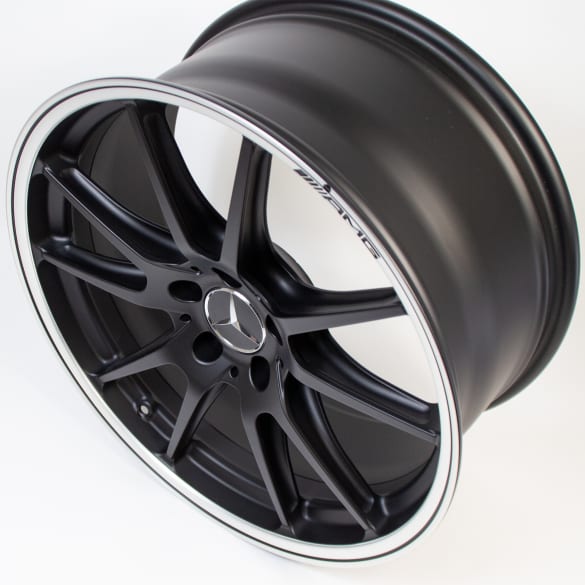 C 63 AMG 19 & 20 inch gesmede velgen C-Klasse 205 zwart mat  | A2054017400/7500-7X71
