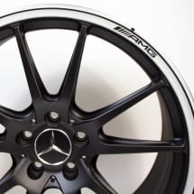 C 63 AMG 19 & 20 inch gesmede velgen C-Klasse 205 zwart mat  | A2054017400/7500-7X71