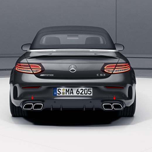 Diffusore facelift C 63 AMG Mercedes-Benz Classe C C205/A205 | C63-C-A-205-Diffusor