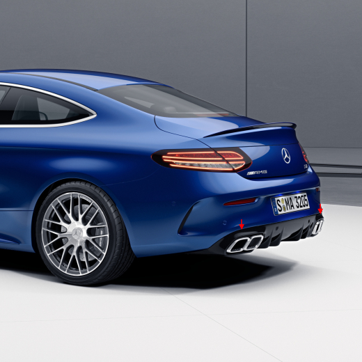 Diffusore facelift C 63 AMG Mercedes-Benz Classe C C205/A205 | C63-C-A-205-Diffusor