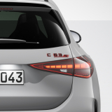 C 63 S embleem zwart / rood Night pakket C-Klasse S206 T-Model Origineel Mercedes-AMG