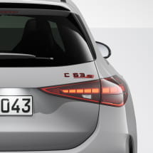 C 63 S AMG embleem zwart / rood Night pakket | A2068175700