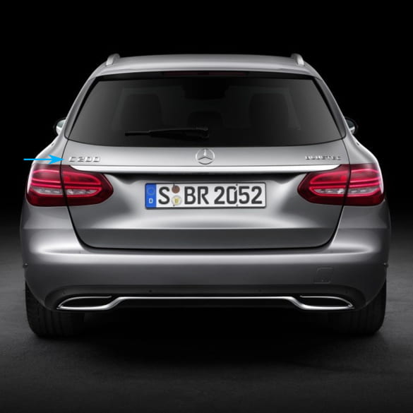 C-Klasse 205 Schriftzug Motorisierung Heckklappe Chrom Original Mercedes-Benz