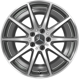 Jeu de jantes C43 AMG 18 pouces C-Klasse 206 10 branches gris tantale original Mercedes-AMG