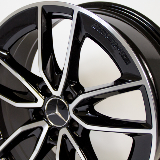 Juego de llantas C 43 AMG 19 pulgadas 5 dobles radios C-Klasse W205 | A2054010701/0801-7X23