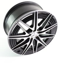 C43 AMG 20-inch wheel set 10-spoke C-Class 206 black matt high-sheen Genuine Mercedes-AMG | A2064000300/0500