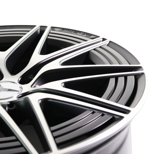 C43 AMG 20-inch wheel set 10-spoke C-Class 206 black matt high-sheen Genuine Mercedes-AMG | A2064000300/0500