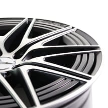 C43 AMG 20-inch wheel set 10-spoke C-Class 206 black matt high-sheen Genuine Mercedes-AMG | A2064000300/0500