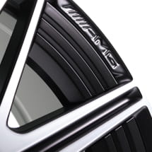 C43 AMG 20-inch wheel set 10-spoke C-Class 206 black matt high-sheen Genuine Mercedes-AMG | A2064000300/0500
