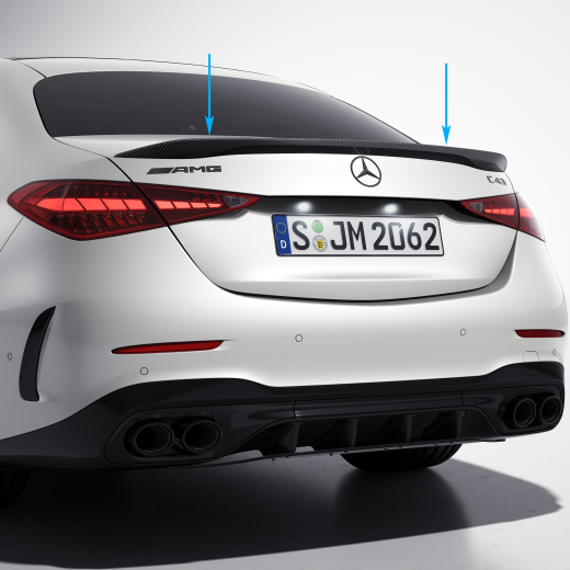 C43 spoiler & diffuser Carbon C-Klasse W206 Mercedes-AMG | A2067900600