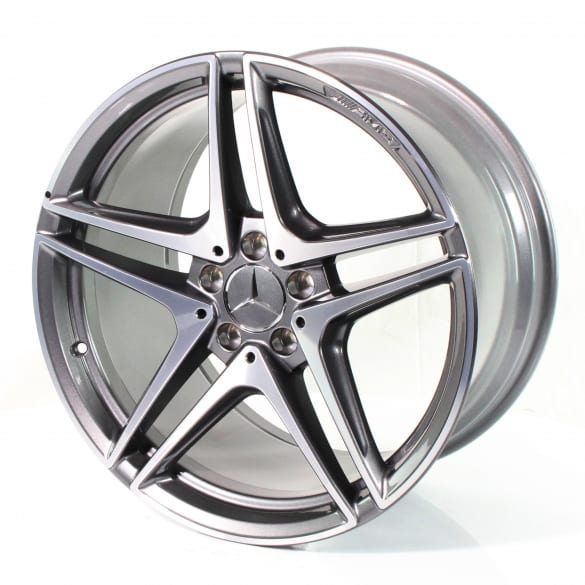 AMG 19 inch rim set C-Class C205/A205 5-double-spoke design | A2054016200/6300-7X21
