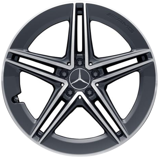 Jeu de jantes AMG 18 pouces C63 AMG gris tantale  | A20540105/0601-7Y51-Satz