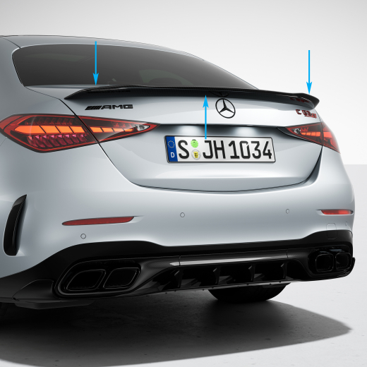 Spoiler posteriore C63 AMG in carbonio Classe C W206  | A2067901400